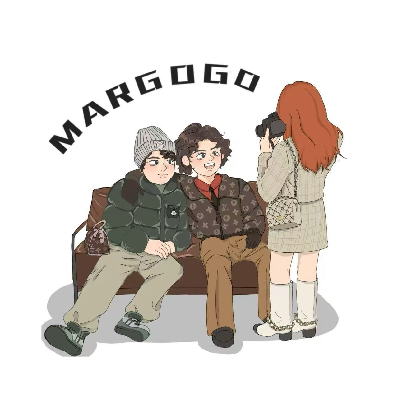 Luxury clothing illustration